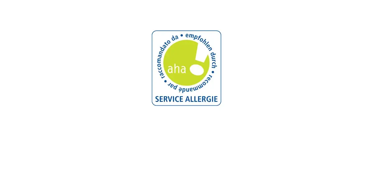 Zertifiziert von Service Allergie Suisse