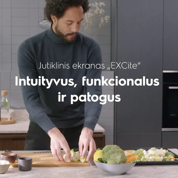 Jutiklinis valdymo skydelis – itin patogus, intuityvus ir funkcionalus valdymas