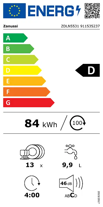 zanussi zdln5531