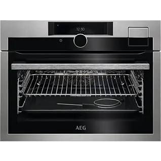 Horno Microondas - AEG KMK761080B, 45 cm, 43 litros, Cristal Negro