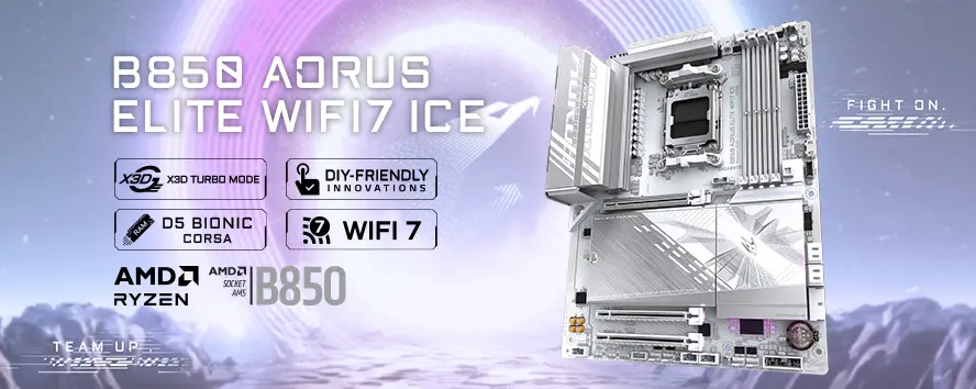 B850 AORUS ELITE WIFI7 ICE