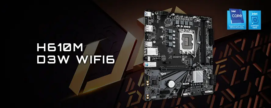 GIGABYTE H610M D3W WIFI6