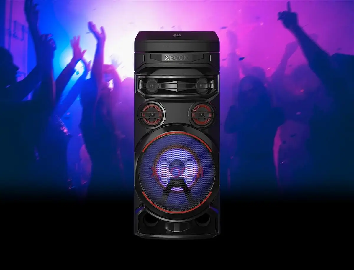 Sistem audio LG XBOOM RNC7, Bluetooth, FM, Karaoke, negru