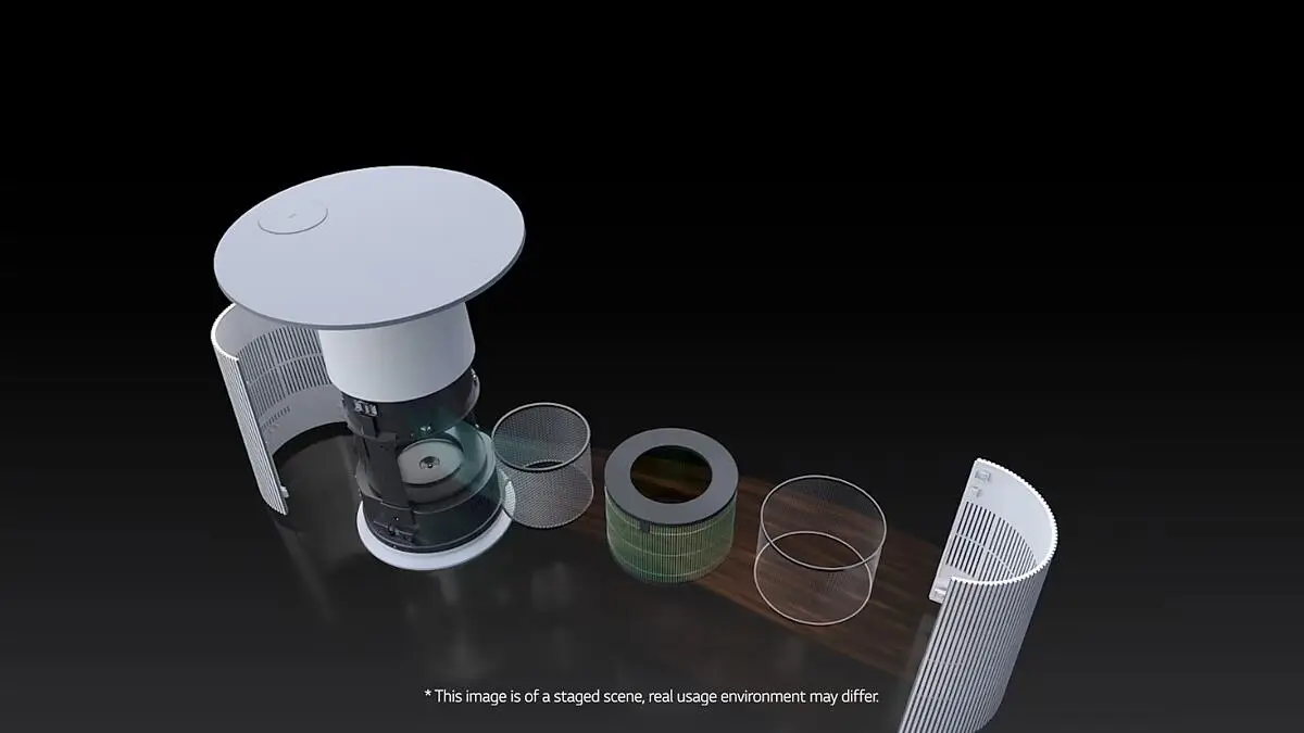 LG Electorinics Japan AS207PKU0 マルチ機能空気清浄機 LG PuriCare
