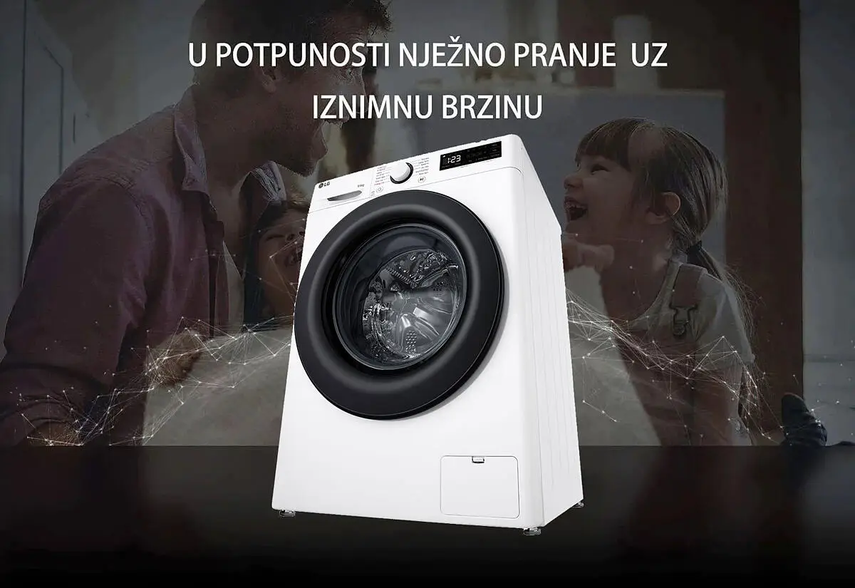 LG mašina za pranje i sušenje veša F4DR509SBW 9/6kg Bijela