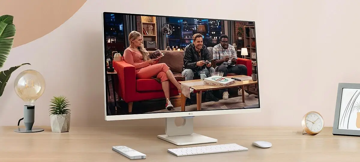 LG Smart Monitor Full HD IPS MyView WebOS 60Hz 27 inch White