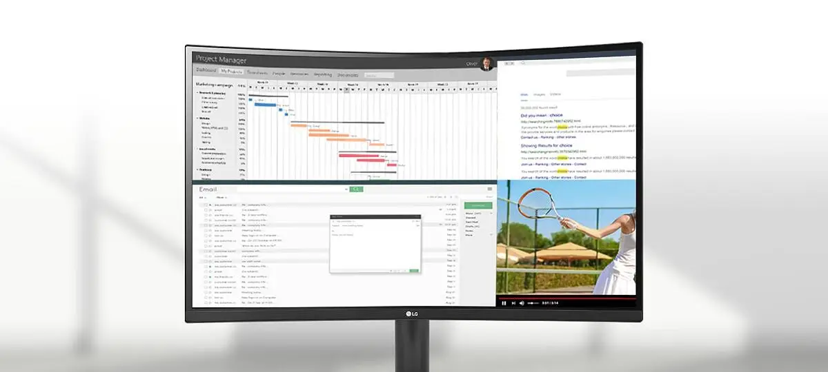 LG UltraWide 34WR55QK-B - 34