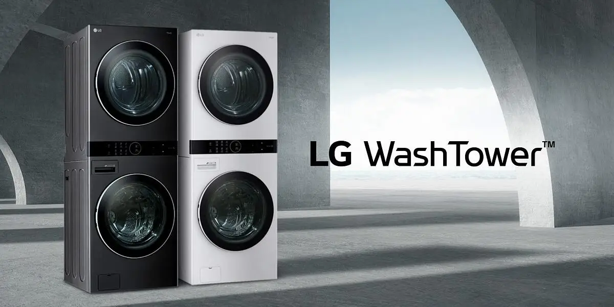 WashTower™ 12 Kg Yıkama 10 Kg Kurutma I Ortak Panelli Çamaşır ve Kurutma Makinesi I Beyaz Renk 1