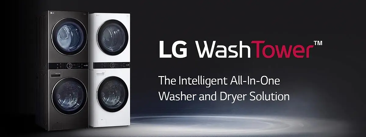WashTower™ 12 Kg Yıkama 10 Kg Kurutma I Ortak Panelli Çamaşır ve Kurutma Makinesi I Beyaz Renk 2