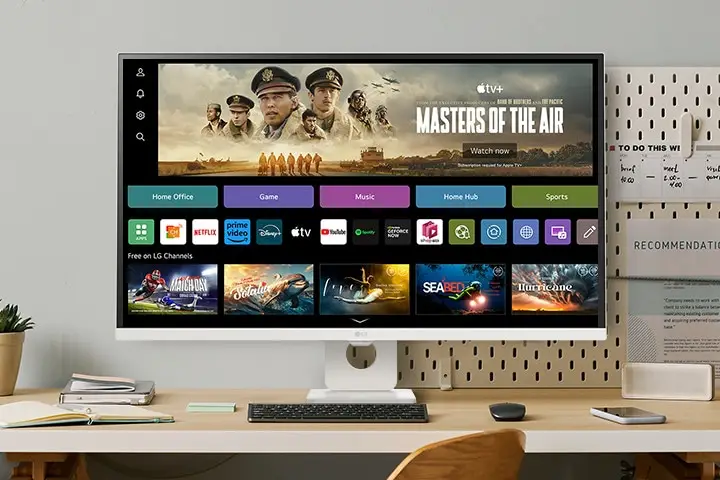 Monitor LG Myview Smart 32SR73U-W Tela UHD | Casas Bahia