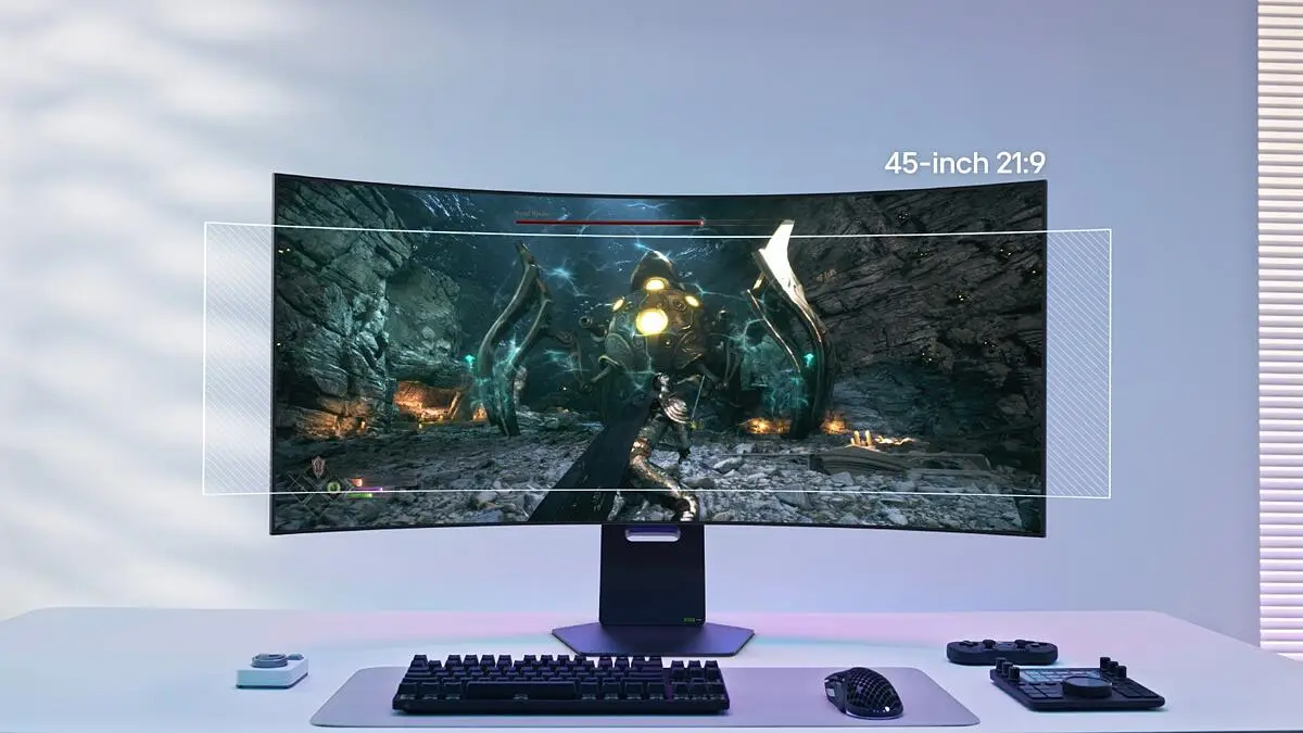 LG UltraGear 5K OLED 45GX950A-B 44.5インチ Monitor Gamer LG 45