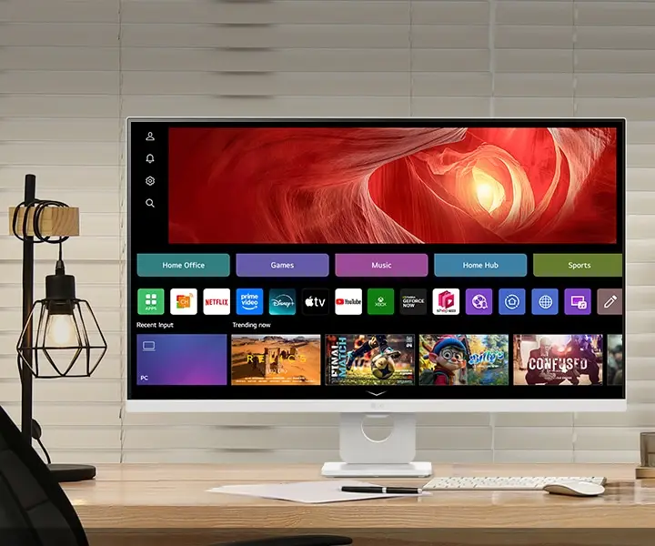 Monitor LG 32U721SA-W.AEU (31.5'' - Ultra HD Smart - 5 ms - 60 Hz