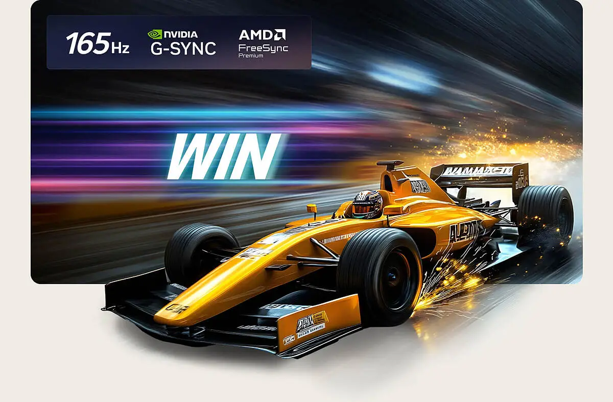 G-Sync ve AMD FreeSync uyumluluğuyla 4K 165Hz’de oynayın