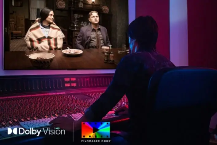 <p>Dolby Vision ve FILMMAKER MODE ile çevreye uyum sağlayan Ortam Işığı Dengeleme özelliği sayesinde, sinemayı yönetmenin istediği gibi deneyimleyin ve görselleri orijinaline en yakın şekilde koruyun.<sup>32)</sup></p>