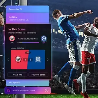 LG QNED evo’da Dinamik Spor