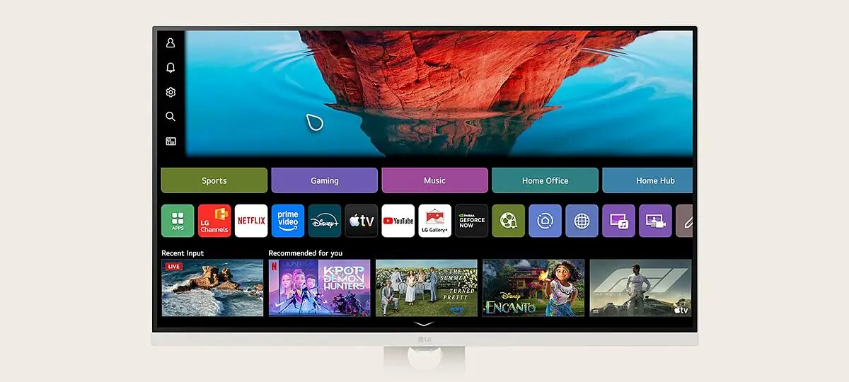 LG Smart Monitor AI 32U721SB-W - 31.5