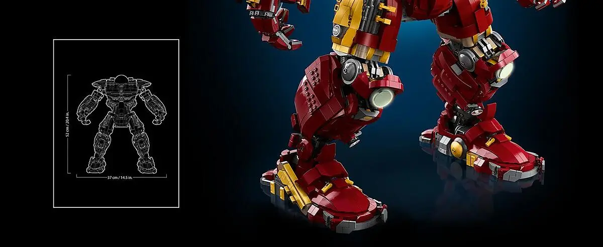Spiegelt die Größe und Stärke von Hulkbuster MK44 wider.