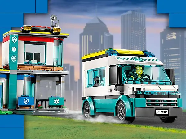 Buy LEGO® Emergency Vehicles HQ 60371 | Official LEGO® QA