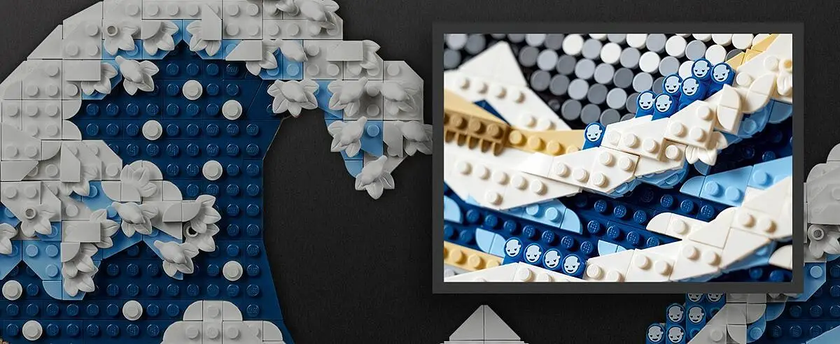 Hokusai's Masterpiece The Great Wave Is Now a LEGO Art Set