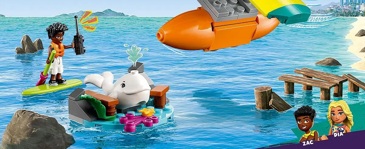 Lego Friends: Avión de Rescate Marítimo