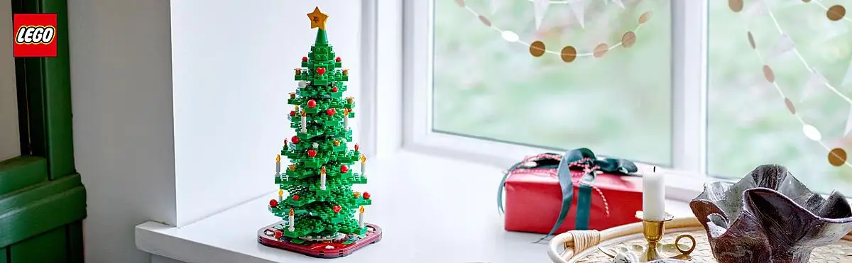 Mit dem LEGO® Weihnachtsbaum wächst Freude