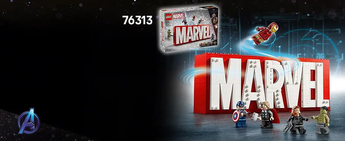 LEGO® | Marvel: MARVEL Logo & Minifiguren
