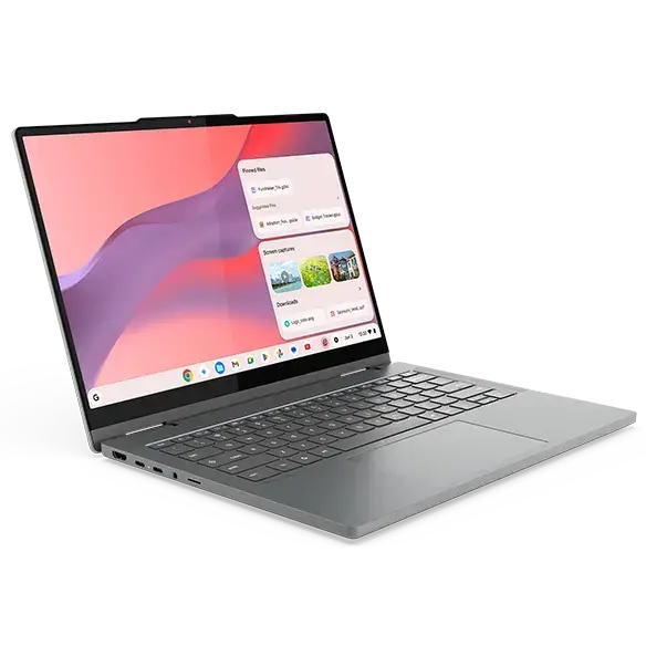 Convertible 2 en 1 Lenovo Chromebook Plus 14ITN10, Intel Core 3
