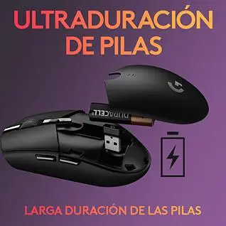 Duración de batería Logitech G305