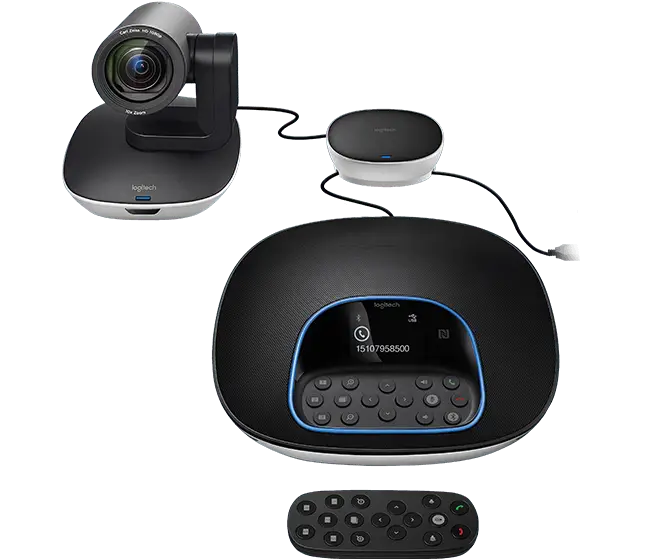 Cámara Videoconferencia Logitech Group Zoom 10X Bluetooth 90° Visió