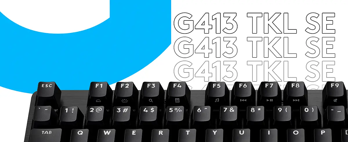 Logitech G413 TKL SE Wired Mechanical Gaming Keyboard in Black