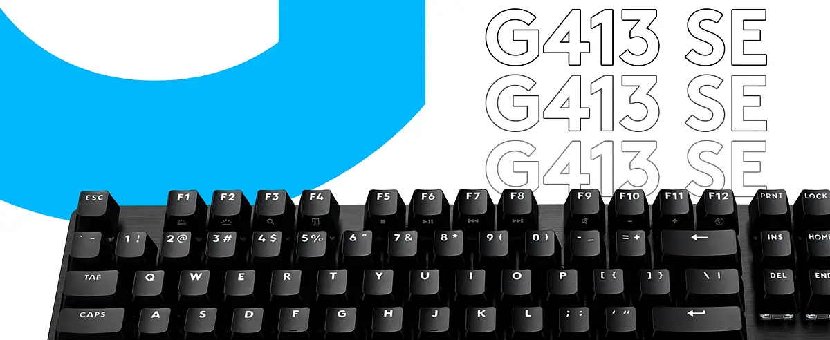 Logitech G413 SE Mechanical Gaming Keyboard - Black, English 97855128744