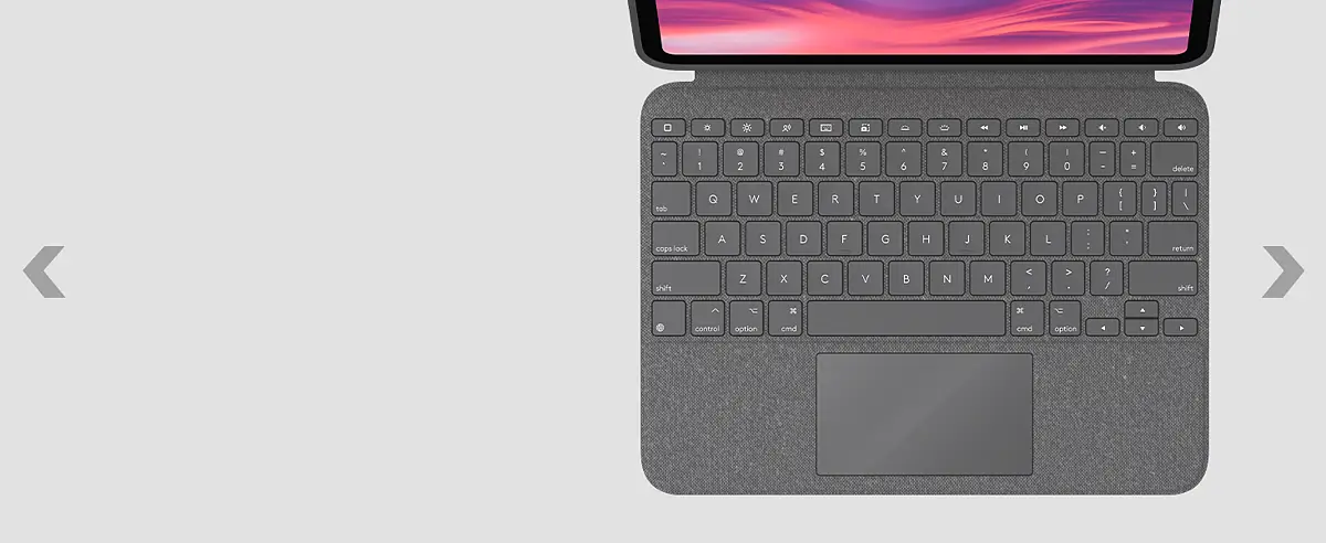 Logitech Combo Touch Detachable Keyboard Case for Apple Smart