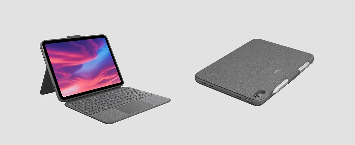 combo touch for iPad 10th グレー iK1059GRA Logitech Combo Touch for iPad 10.9-inch (10th generation