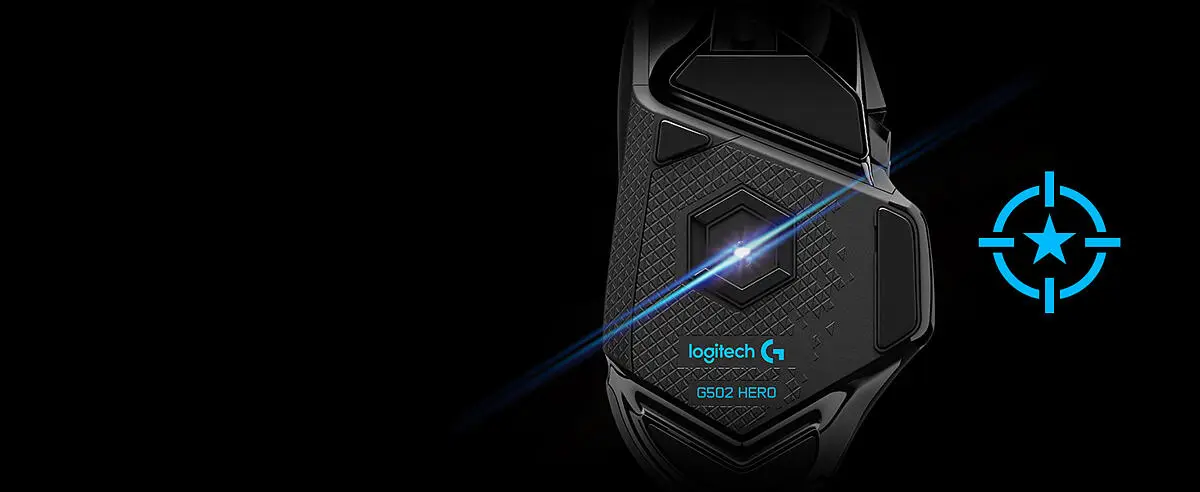 Logitech G502 HERO High Performance Wired Gaming Mouse, HERO 25K Sensor  974575227349