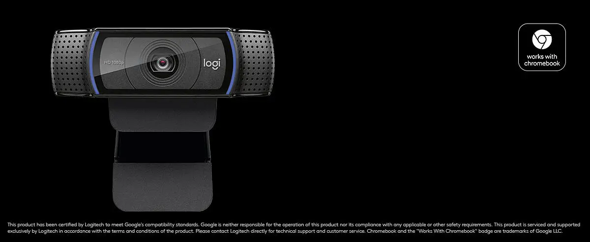 Logitech C920S Pro HD Webcam - Black - Micro Center