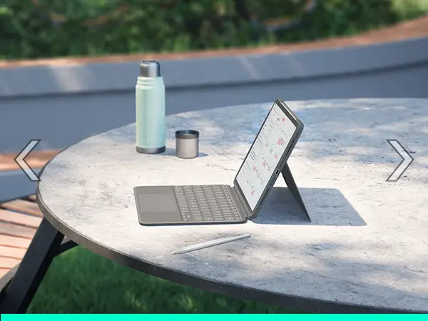 Logitech Combo Touch iPad Air 11-inch (M2 & M3), iPad Air (5th gen