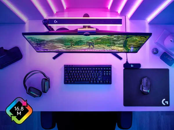 LIGHT UP THE GAME WITH LIGHTSYNC RGB