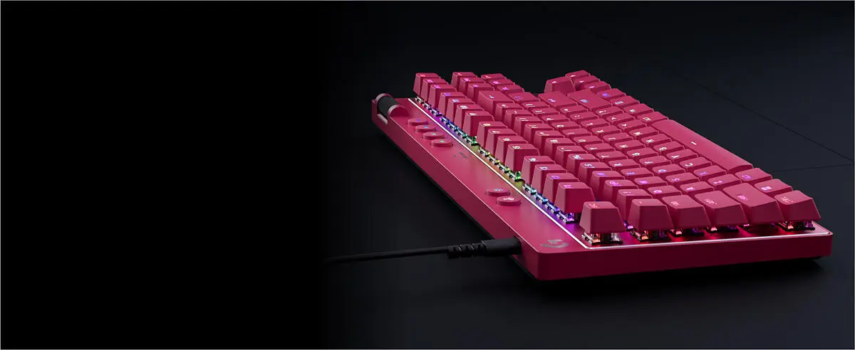 Logitech PRO X TKL LIGHTSPEED ピンク Logitech PRO X TKL LIGHTSPEED Gaming Keyboard (Pink