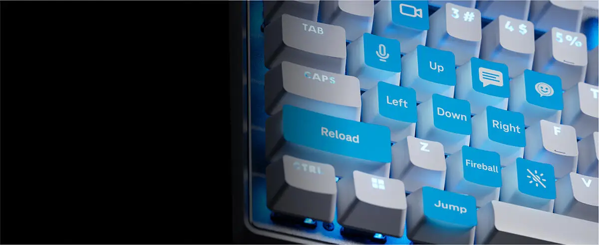 Logitech G Pro X TKL Rapid Wired Gaming Keyboard - White - Micro