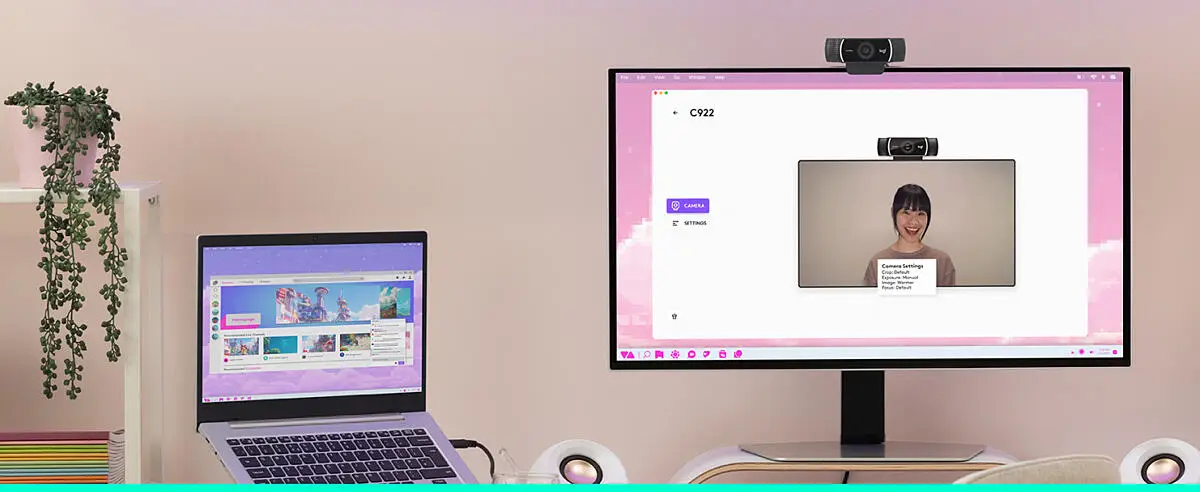PC周辺機器 logitech C922 PRO HD STREAM WEBCAM Logitech C922 Pro Stream 1080p Webcam + Capture Software