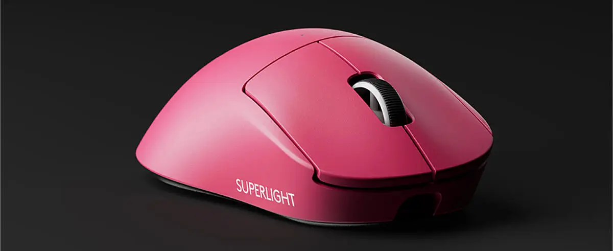 Logicool G PRO X SUPERLIGHT 2 DEX マゼンタ Mouse Gamer Sem Fio Logitech G PRO X SUPERLIGHT 2 DEX - Rosa Magenta