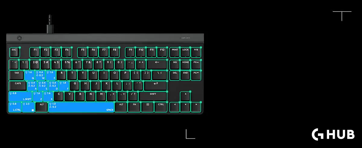 Logitech G G515 RAPID TKL Low-Profile Wired Magnetic Gaming