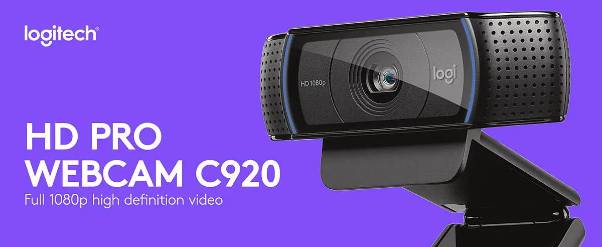 Logitech C920 Pro HD 1080p Professional Webcam