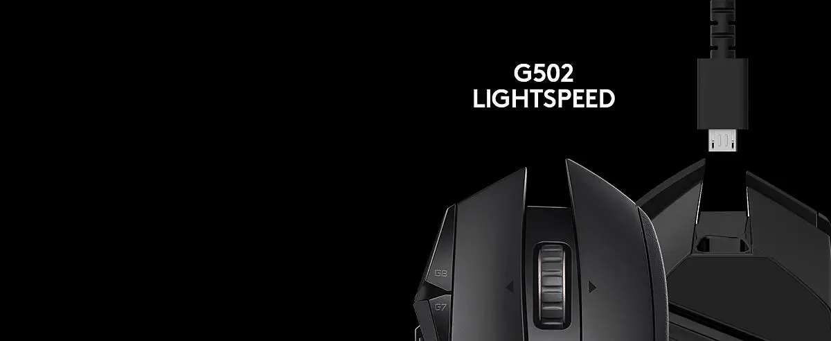 MOUSE GAMING LOGITECH G502 LIGHTSPEED WIRELESS BLACK