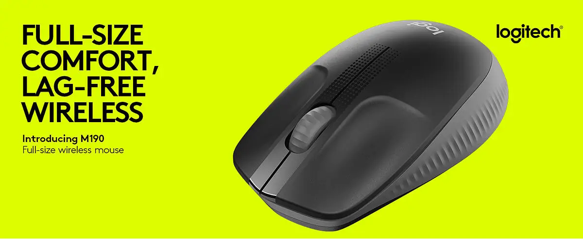 Logitech 910-005906  Logitech M190 Full-size wireless mouse