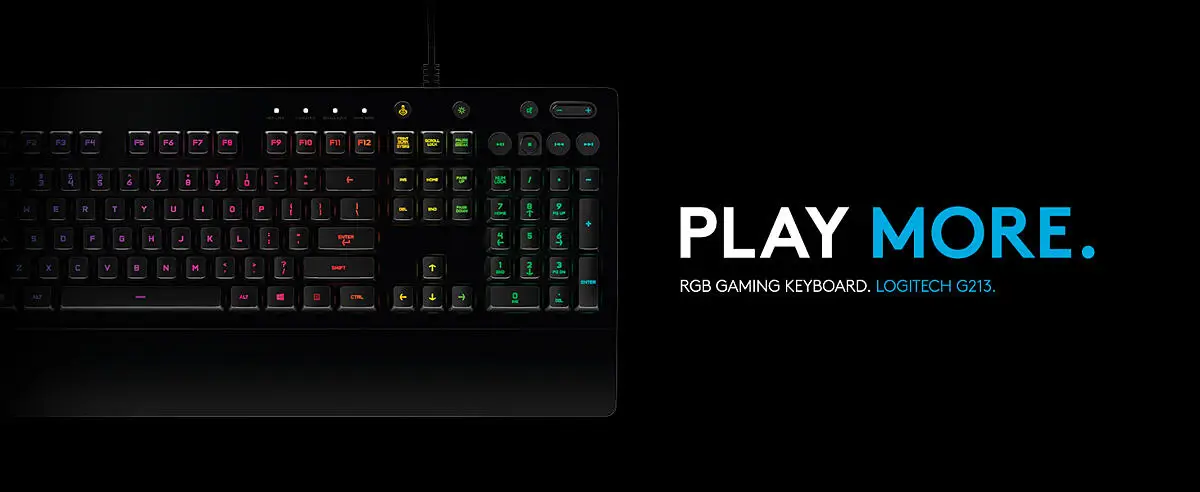 Teclado RGB G213 Prodigy para gaming