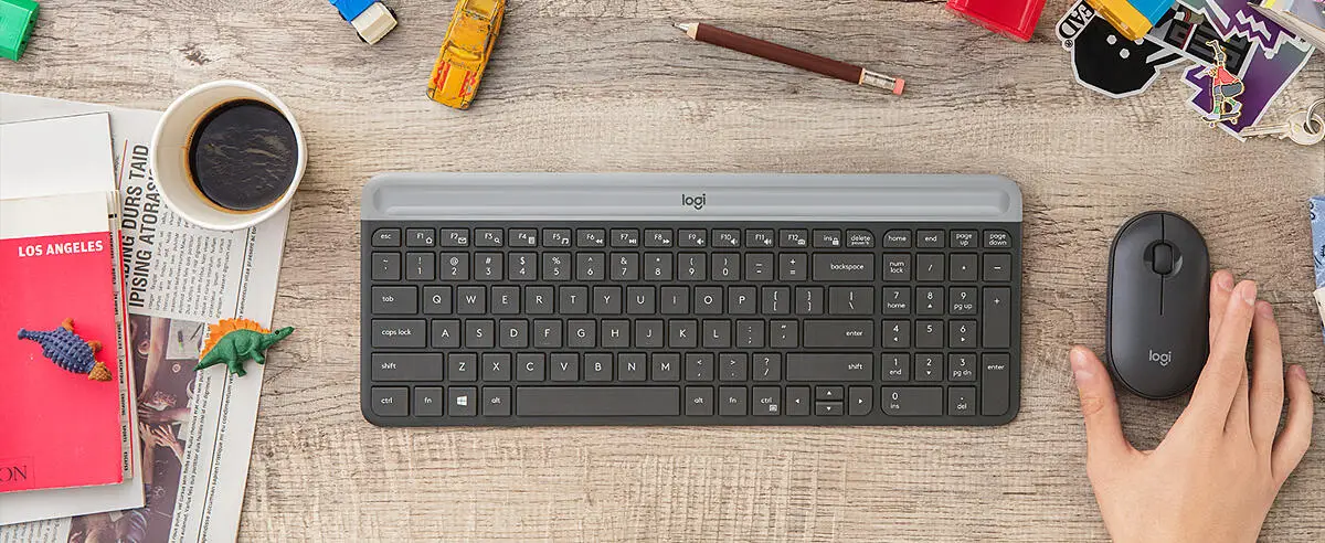 Logitech MK470 teclado Ratón incluido RF inalámbrico Español Blanco