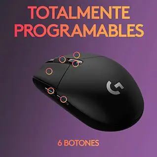 Botones programables Logitech G305