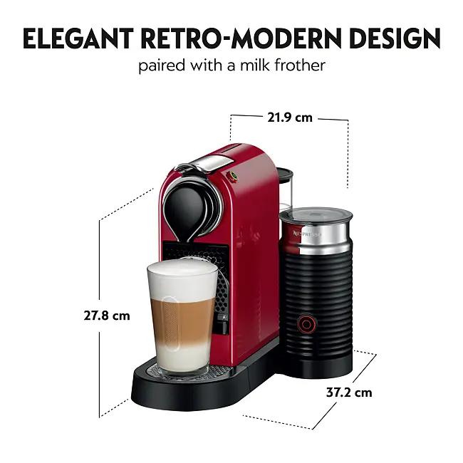 Nespresso Citiz With Aeroccino Coffee Machine-Red at Rs 68870, Nespresso  India in Ahmedabad