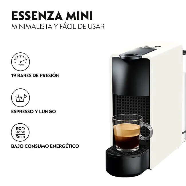 KA1 Cafetera Nespresso Modelo Essenza 1 Solo uso. Con caja original .  $85.000
